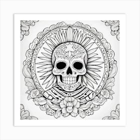 Sugar Skull 16 Art Print