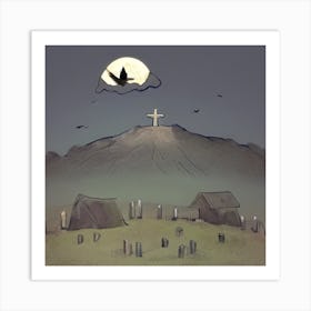 Graveyard 1 Art Print