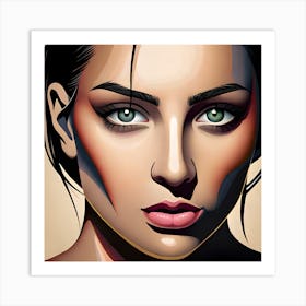 Portrait Of A Woman 1 Art Print