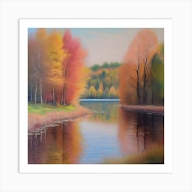 Streams of Fall Art Print