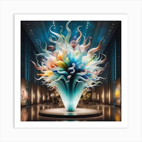 Chihuly Glass Sculpture Art Print