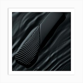 Black Phone In Water Art Print