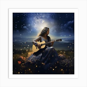 Acoustic Guitar Art Print