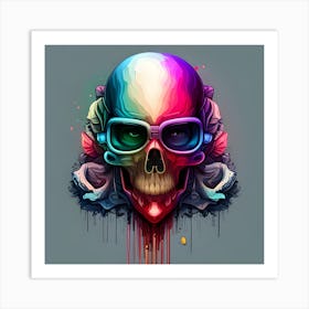 Skull Art Art Print