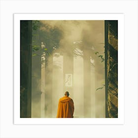 Buddhist Monk 4 Art Print