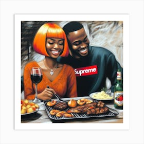 Supreme Couple 6 Art Print