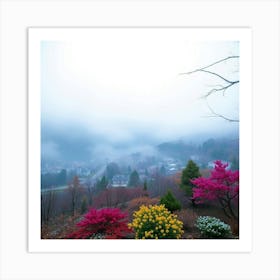 Foggy Morning 1 Art Print