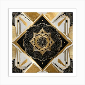 A Visually Striking Flat Art Piece That Portrays The Transformative Power Of Perception, deco art, 206 Art Print