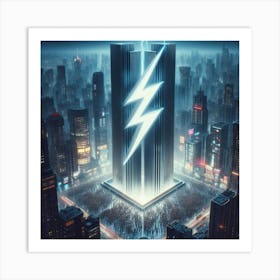 Lightning Bolt 17 Art Print