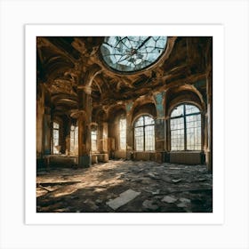 Abandoned Building Art Print