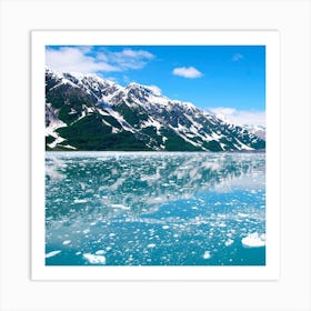 Glacier In Alaska Art Print