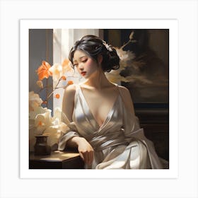 Korean women(2) Art Print