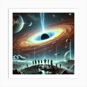 Discovery Black Hole Converted Art Print