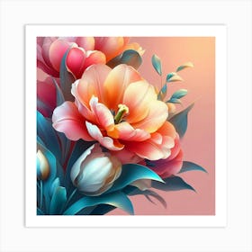 Flowers In A Vase 15 Art Print