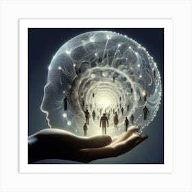 Human Brain Art Print