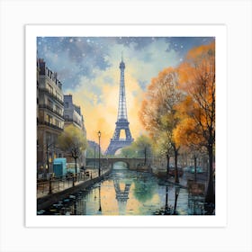 Eiffel Tower Enchantment Art Print