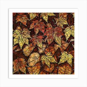 Autumn Leaves 5 Art Print
