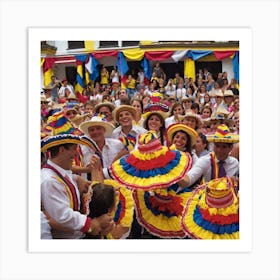 Venezuelan Festival Art Print