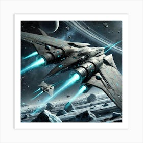 Eclipser Stalker Sniper Fighter Art Print