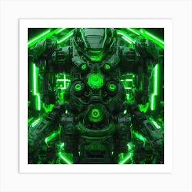 Futuristic Robot 9 Art Print