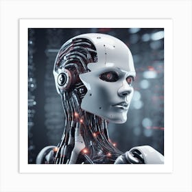 Cyborg 18 Art Print