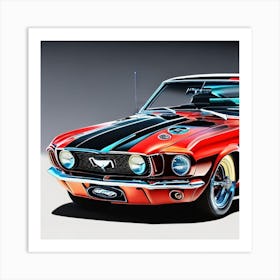 Mustang Mustang ! Art Print