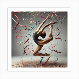 Acrobatic dancer 4 Art Print