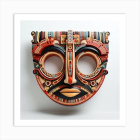 Mask Of The Gods Art Print