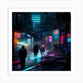 Cyberpunk 3 Art Print