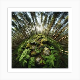 Ferns In The Forest 7 Art Print