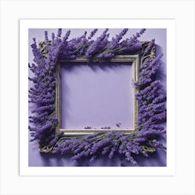 Lavender Frame 1 Art Print