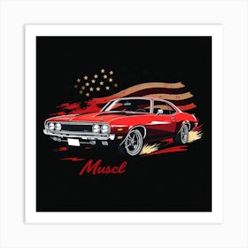 Muscle Car 4 Art Print