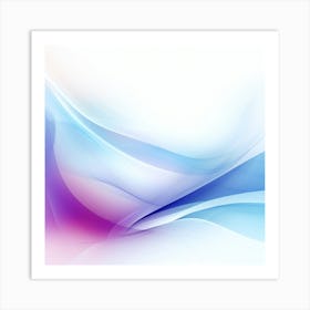 Abstract Blue And Purple Background Art Print