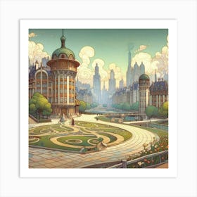 Cityscape 29 Art Print