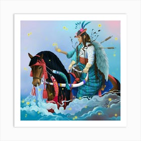 Stars collector. Art Print