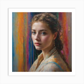 Tableau women art Art Print