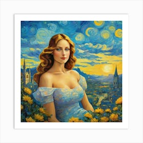 Starry Night gh k Art Print