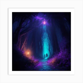 Dark Forest Art Print