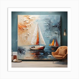 Sailboat 2 Art Print