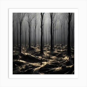 Dark Forest 19 Art Print