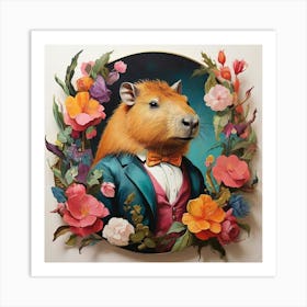 Rat In A Suit art print Art Print