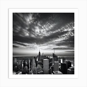 New York City Skyline 23 Art Print