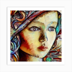 Portrait Of A Woman 2 Art Print