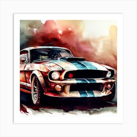 Shelby Gt500 Art Print