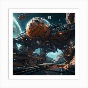 Interstellar Outpost Art Print