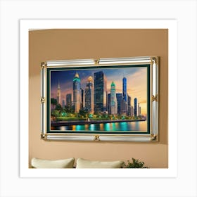 Leonardo Phoenix A Majestic Piece Of Living Room Wall Art Set 2 Art Print