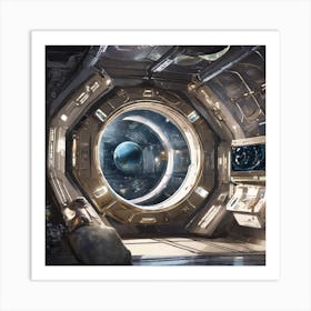 Space Station Interior 2 Art Print