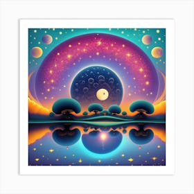 Psychedelic Art Art Print