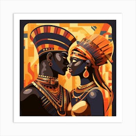 Egyptian Couple 3 Art Print