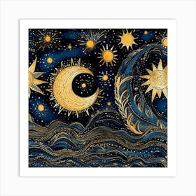 Starry Night 19 Art Print